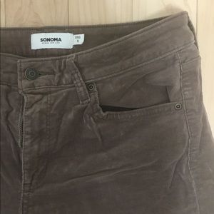 Sonoma Cropped corduroy pants